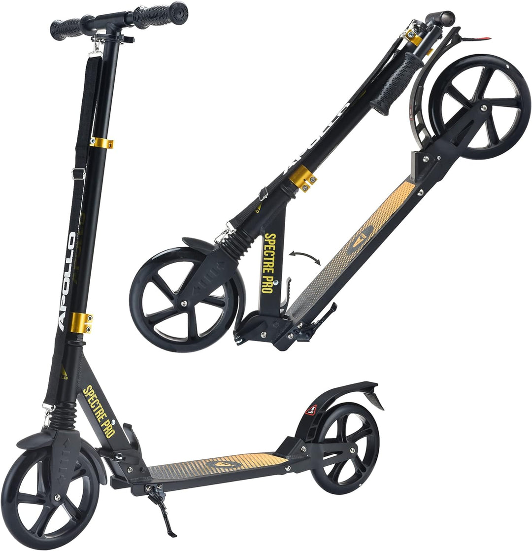 Apollo 200mm Wheel City Scooter - Spectre Pro | Luxus Cityroller mit Doppel Federung, | City-Roller