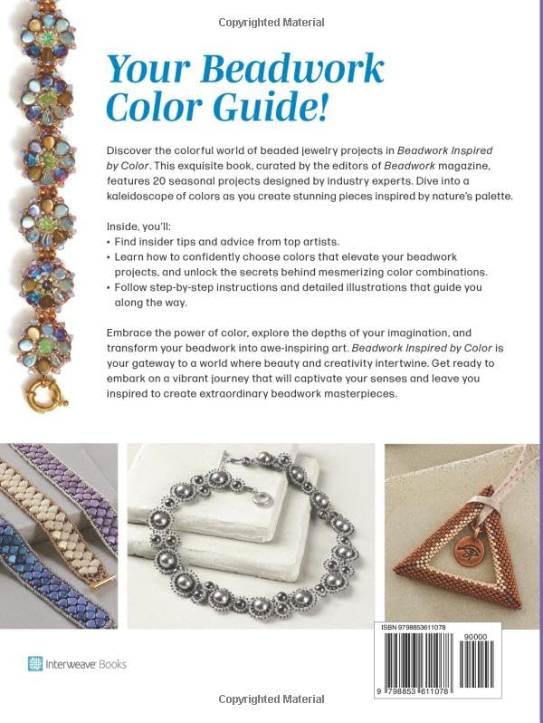 Beadwork Inspired by Color: 20 Beading Projects Exploring Seasonal Color Palettes, Gebundenes Buch