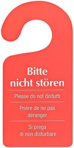 100 Stück Türschild Hotel Bitte nicht stören - Zimmer aufräumen