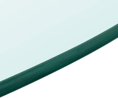 vidaXL Tischplatte aus gehärtetem Glas rund 900 mm Glastisch Tisch Glasplatte Ø 90 cm Transparent