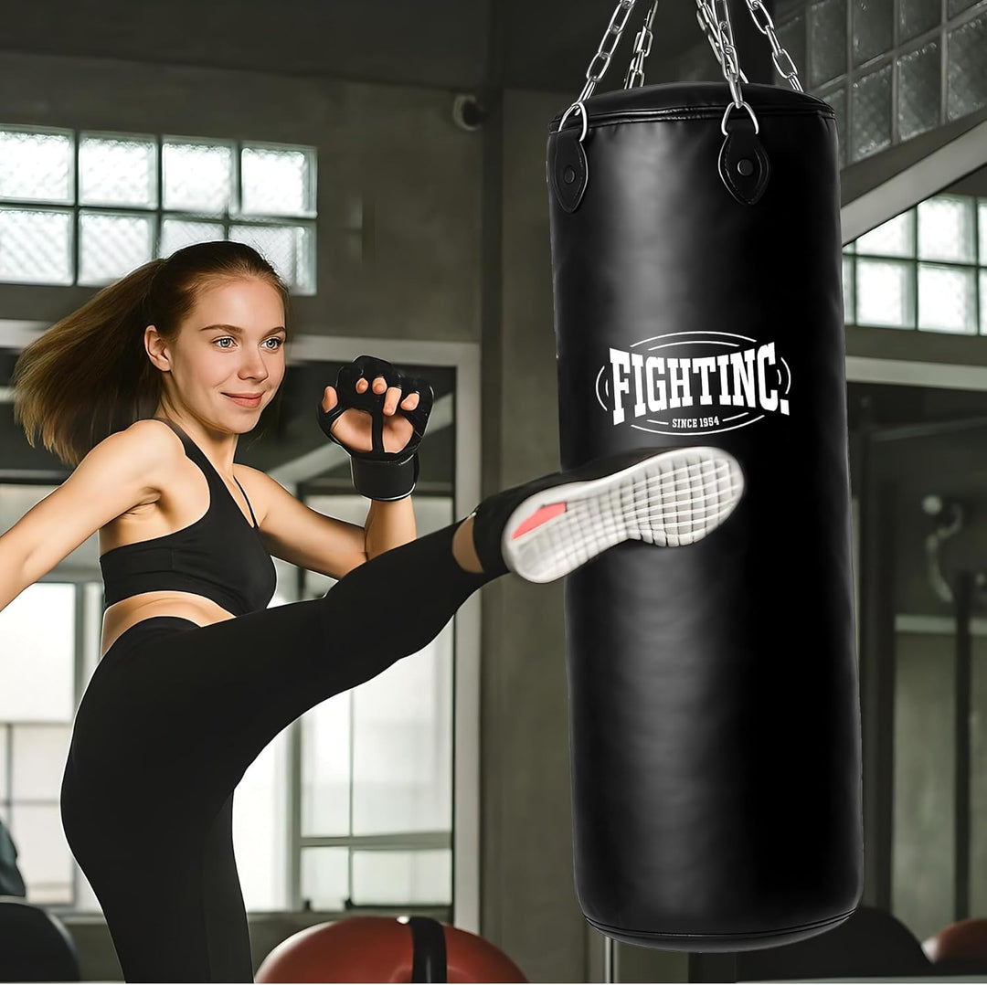 Boxsack Classic GEFÜLLT/UNGEFÜLLT/MIT FÜLLUNG 80 100 120 150 180 cm bis 55kg ideal für Jugend & Erwa