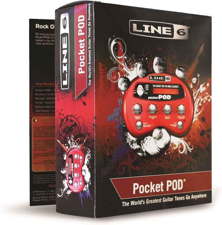 Line 6 Pocket POD Gitarrenprozessor Single, Single