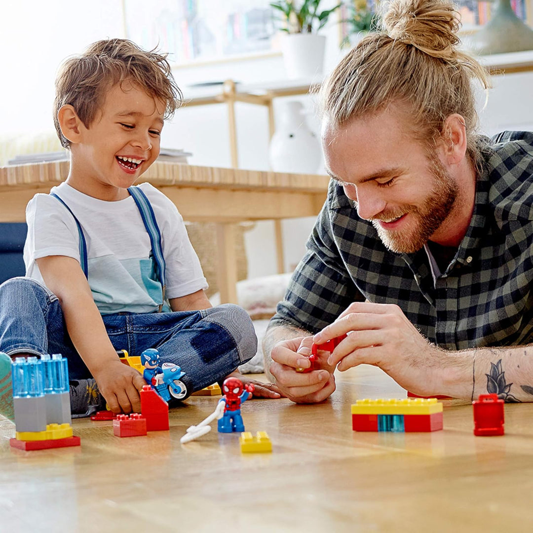 LEGO DUPLO Super Heroes Lab 10921 Marvel Avengers Superheroes Construction Toy and Educational Plays
