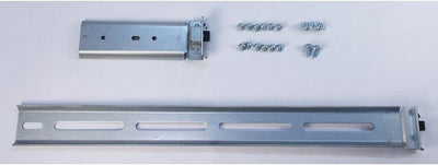 Inter Tech 88887221 Teleskopschienensatz mit Variabler Einbautiefe von 500-800 mm Silber