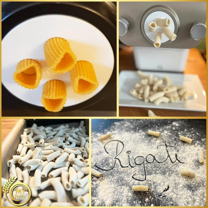 MY PASTA – Rigatoni Rigati – Nudelmaschinen Matrize | Advance Pasta Scheibenmatrize für hausgemachte