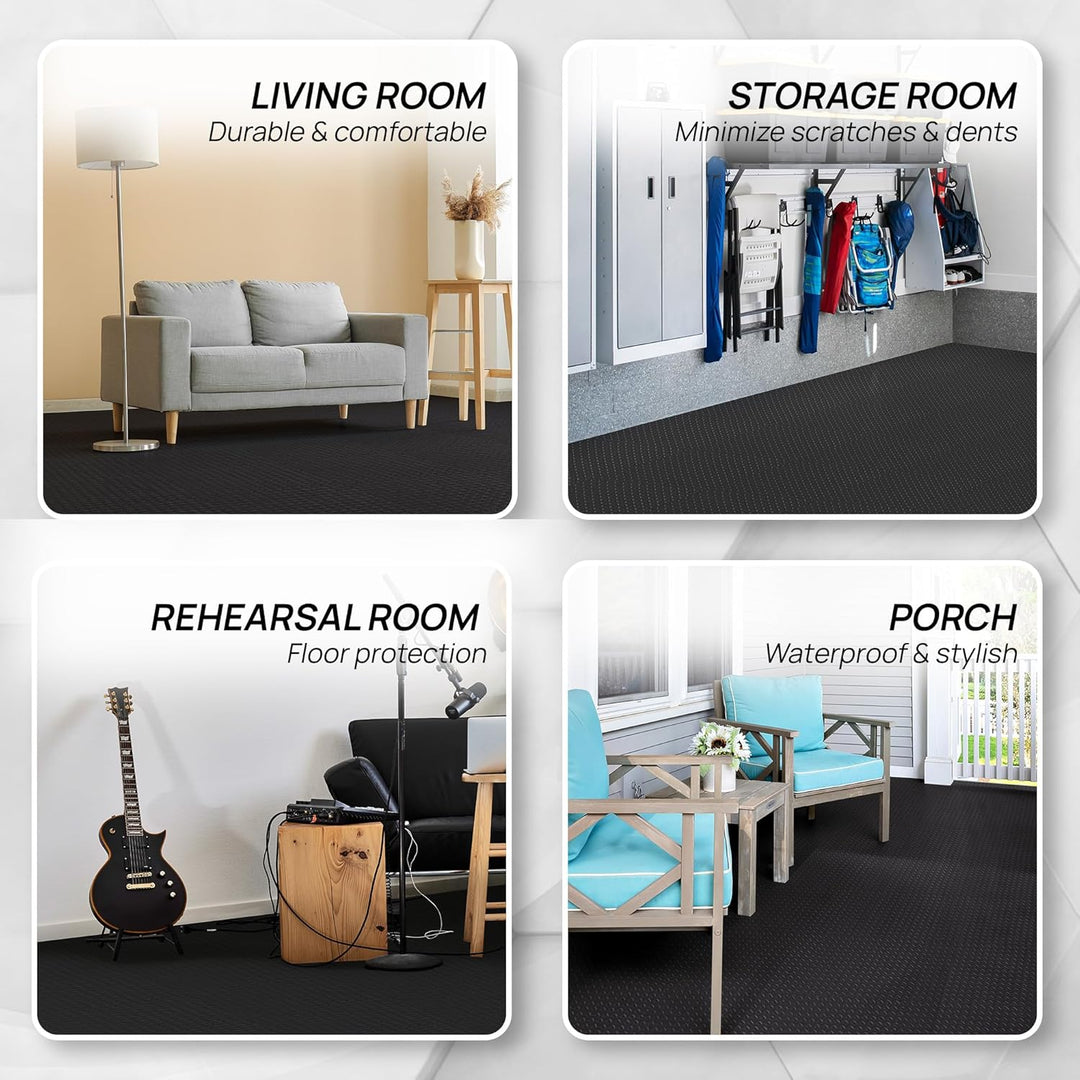 Yes4All 60x60 cm Premium Schutzmatten Bodenschutz Bodenfliesen Sportmatte Gymnastikmatte Puzzlematte