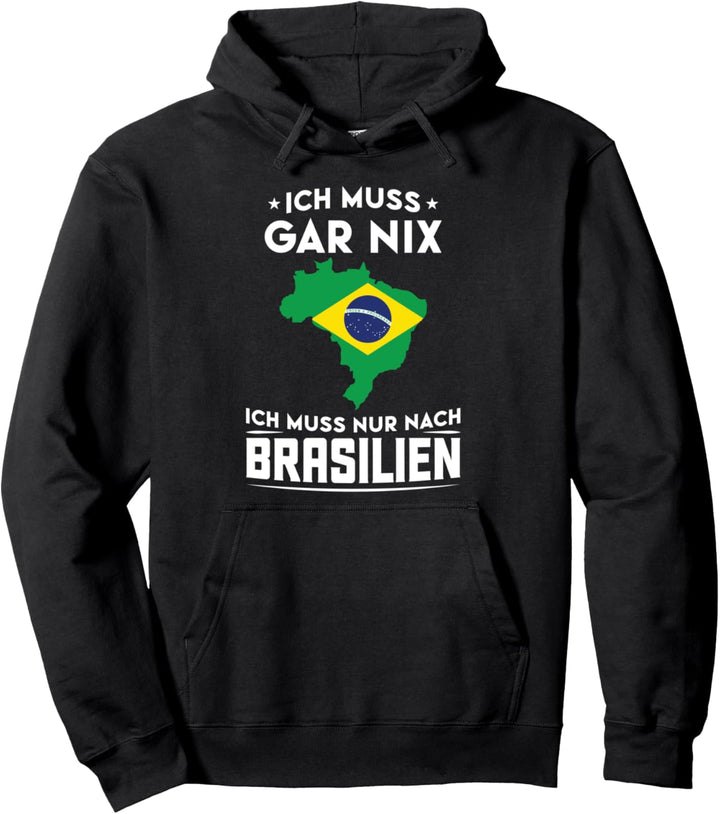 Brasilien Flagge Reise Geschenk Pullover Hoodie