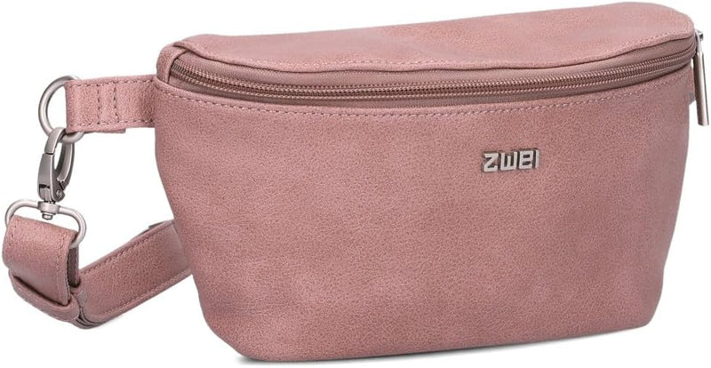 Damen Hip Bag Mademoiselle MH4 Bauchtasche 25 cm 1 Liter aus hochwertigem Kunstleder, Crossbody Bag