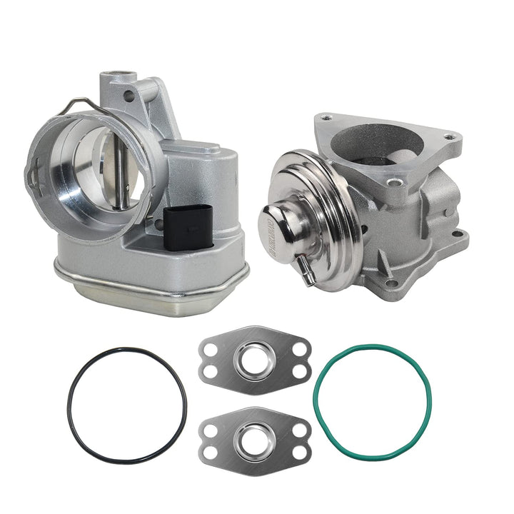 Drosselklappenstutzen + EGR Ventil 038128063 G