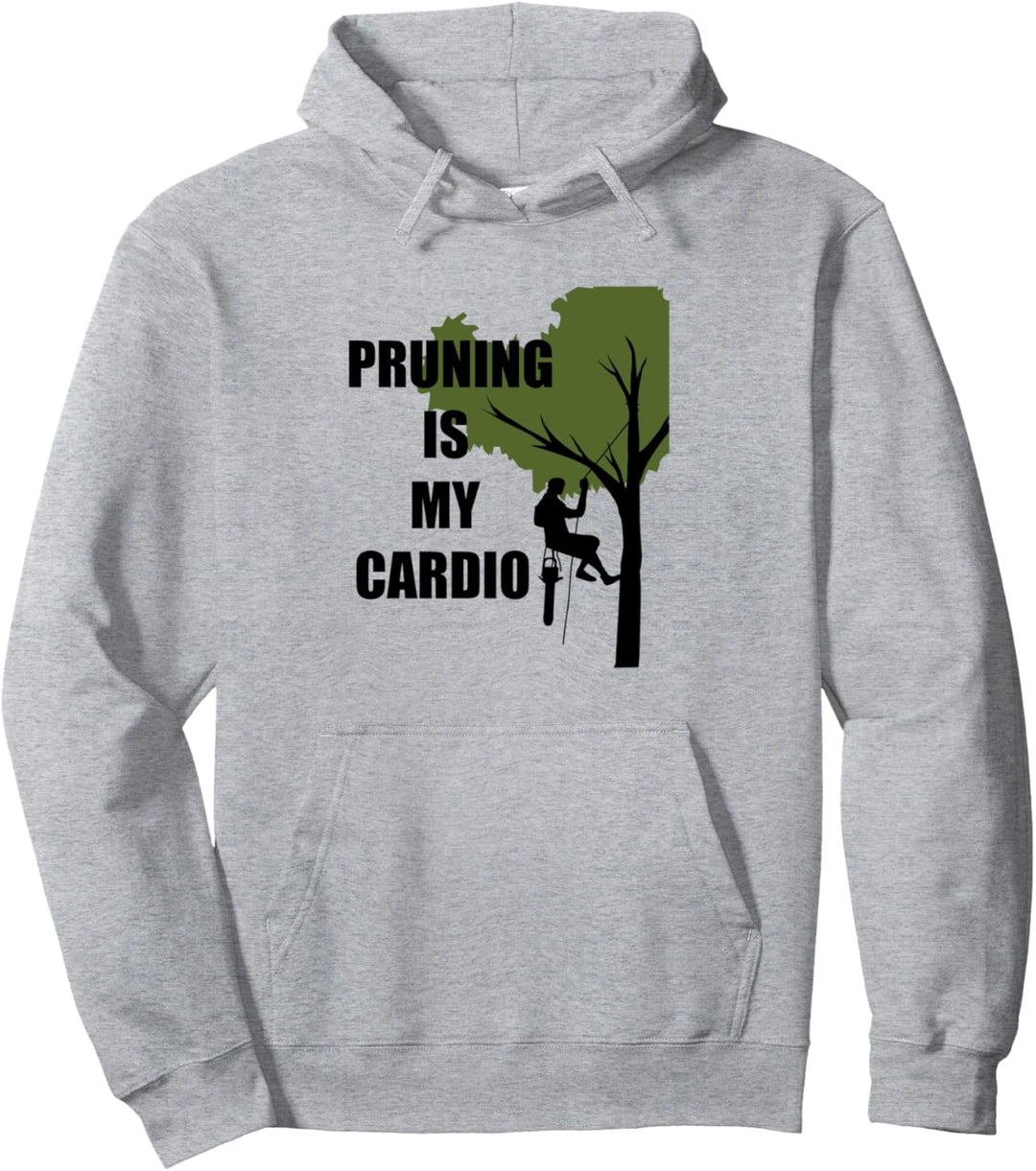 Baumpflege als Cardio Lustiger Baumpfleger Pullover Hoodie