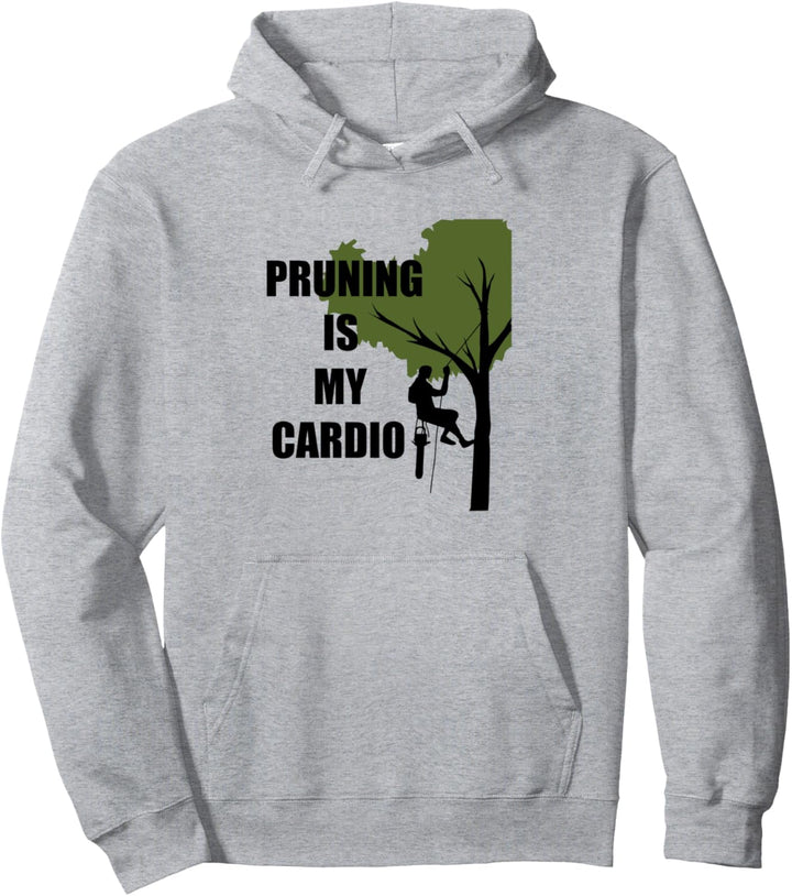 Baumpflege als Cardio Lustiger Baumpfleger Pullover Hoodie