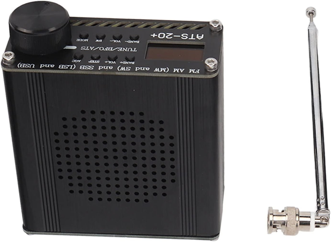 ATS 20+ Vollband Funkempfänger FM AM LW SW SSB, Tragbarer Kleiner Weltband Digitalempfänger mit Hohe