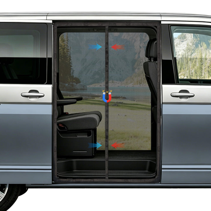 FIVAVA Magnetisches Moskitonetz für VW T5 T6 Seitentür