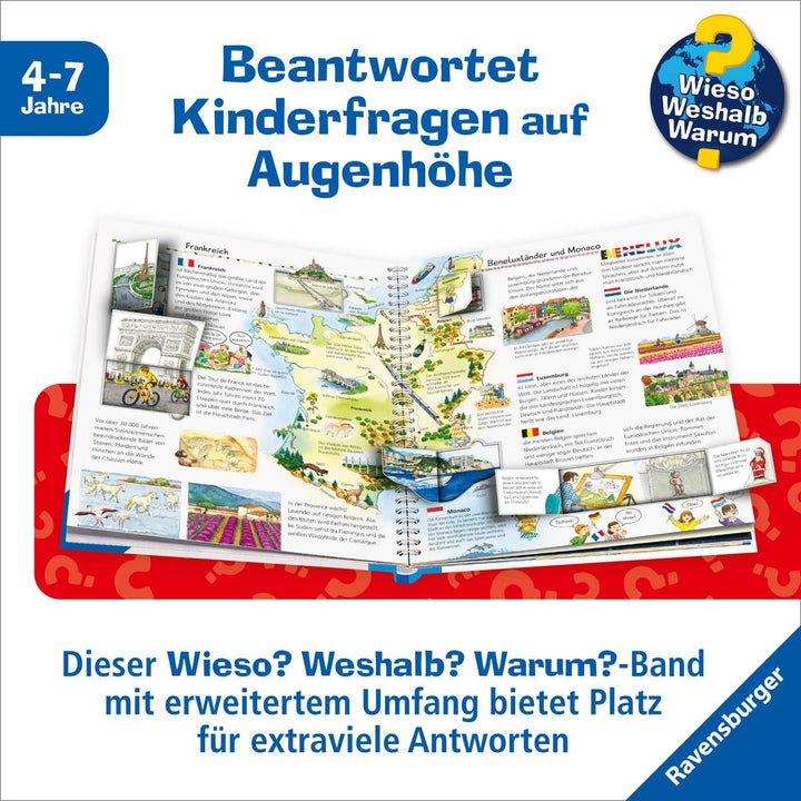 Wieso? Weshalb? Warum? Sonderband - Mein erster Europa-Atlas (Sachbuch ab 4 Jahre - mit Klappen und