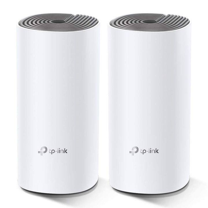 TP-Link Deco E4 Mesh WLAN Set (2er Pack), AC1200 Dual Band Router &amp; Repeater (Reichweite bis zu 260m