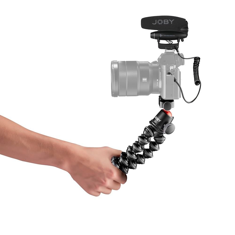 JOBY GorillaPod PRO Vlogging Kit, Ultimatives Kamerakit, GorillaPod 3K PRO, Wavo PRO, Supernieren-St