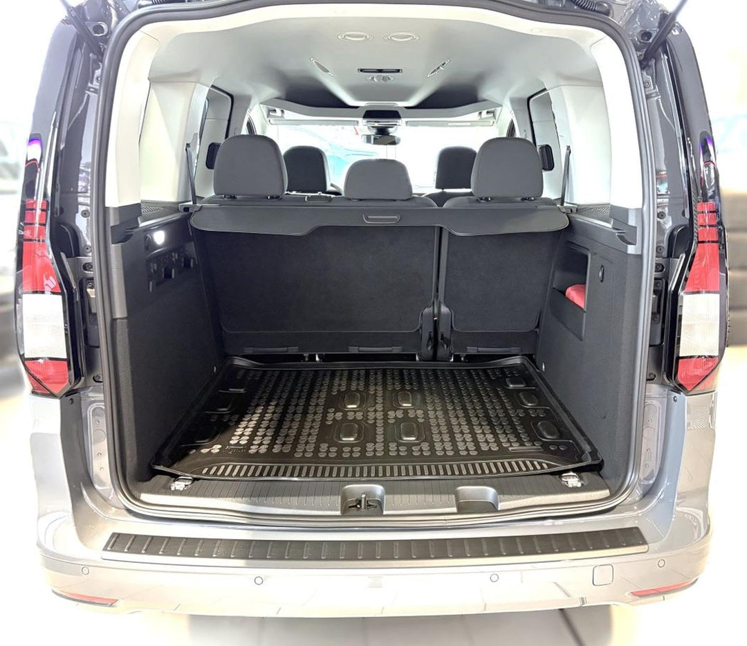 AZUGA Premium Gummi Kofferraumwanne Kofferraummatte rutschhemmend passend für Ford Tourneo Connect a