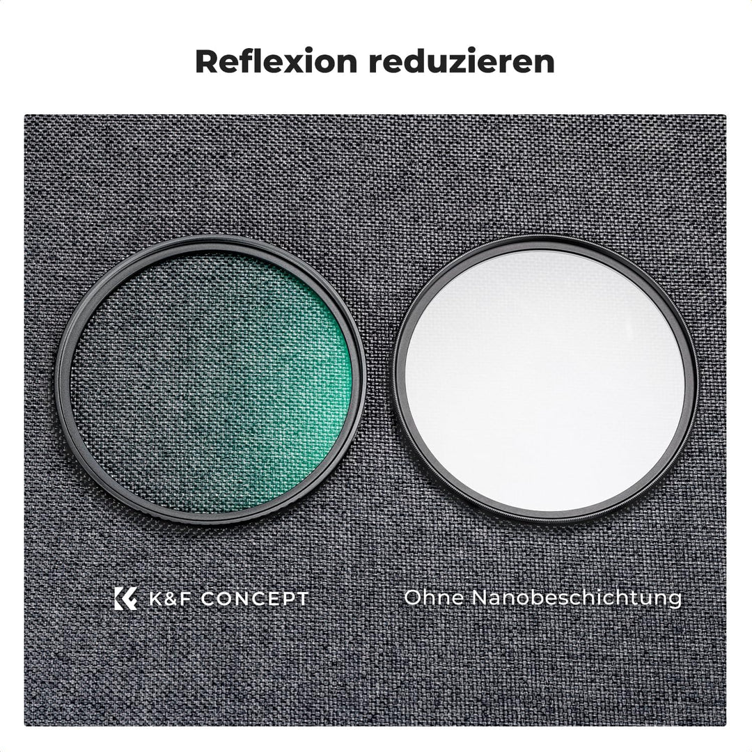 K&amp;F Concept Nano-D Serie Black-Mist 1/4 Filter 55mm Black Promist 1/4 Filter aus Optisches Glas mit