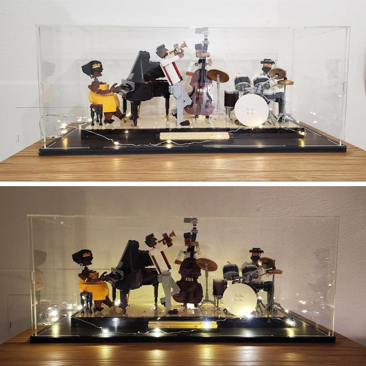 Acryl Vitrine Klar für Lego Actionfiguren Funko Pop Modell Skulptur Transparenter Plexiglas Display