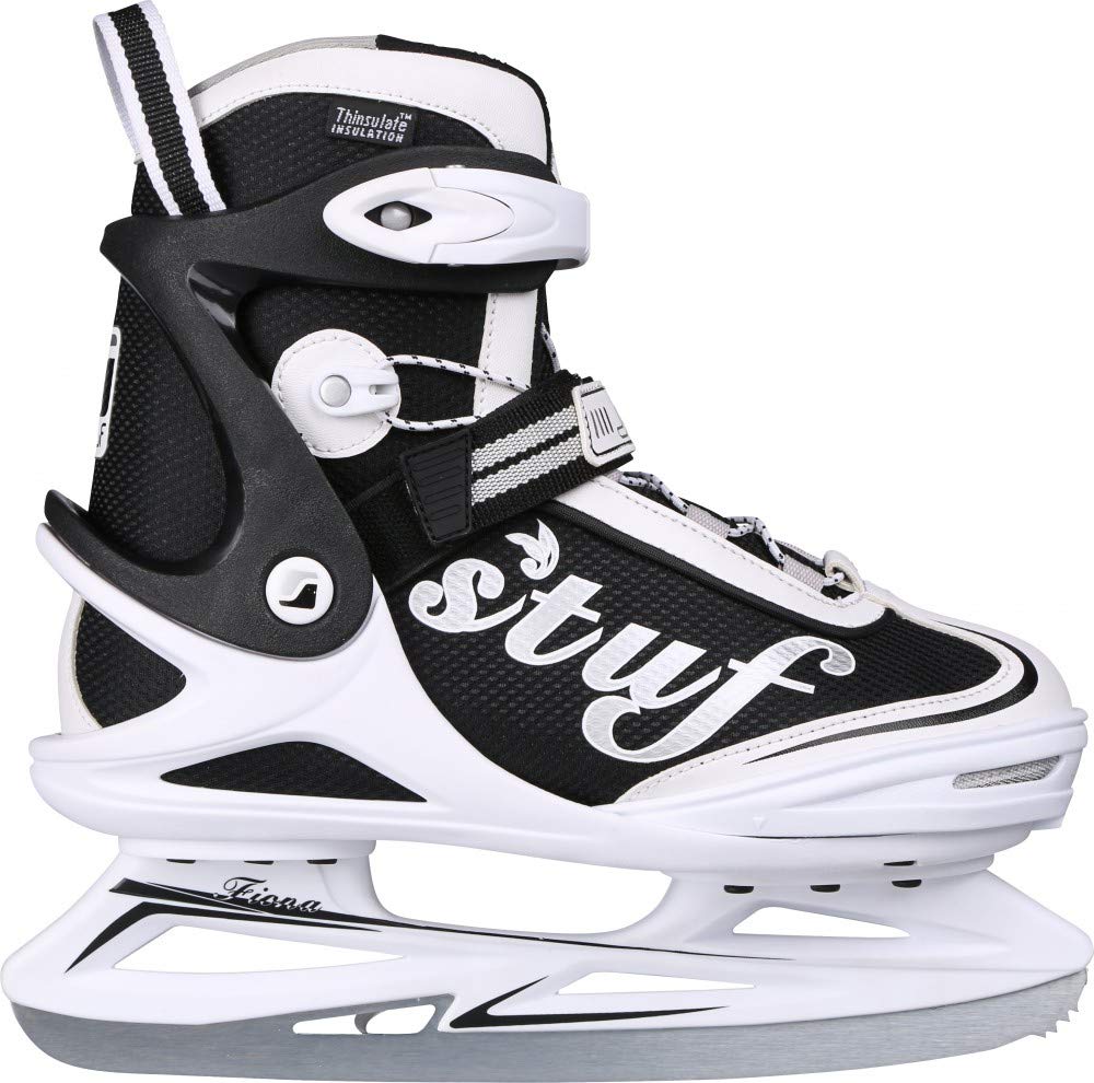 D-Eislaufschuh Stuf Fiona 42 schwarz-Weiss