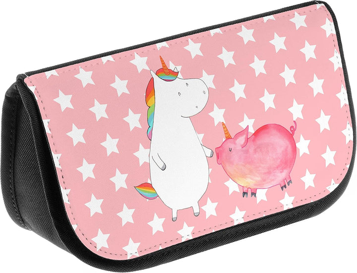 Mr. & Mrs. Panda Kosmetiktasche Einhorn Schwein - Geschenk, Einhörner, Einhorn Deko, Unicorn, Schwei