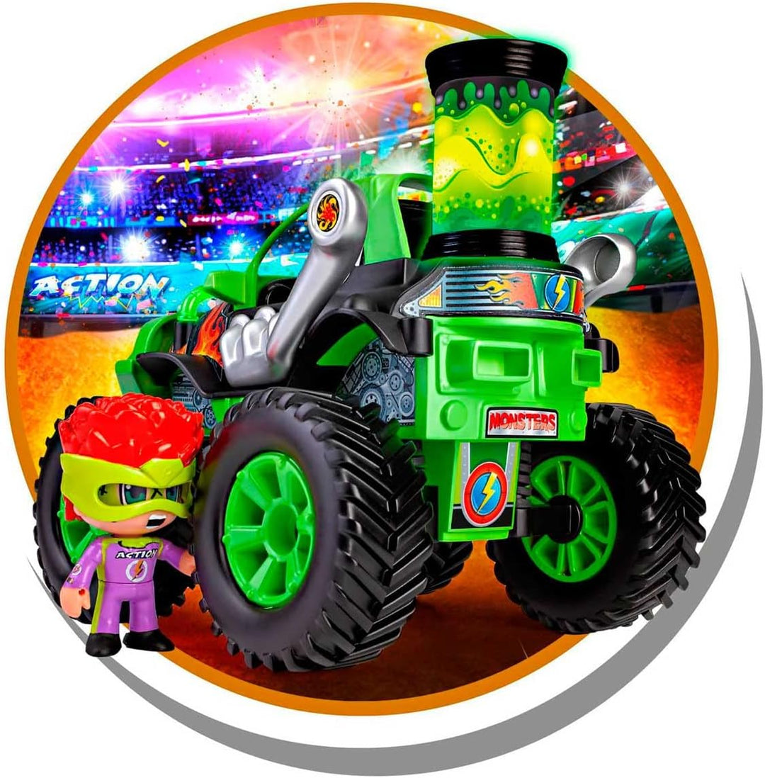 Pinypon Action 700017051 Big Foot Pinypon Spielzeug, bunt, Talla única