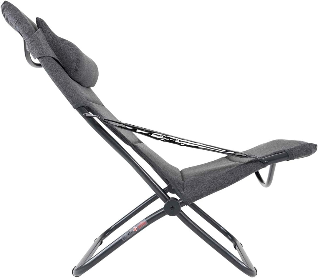 Crespo Campingstuhl AP263 Tex Supreme Garten Liege Stuhl Lounger Klappstuhl Alu Multi, Multi