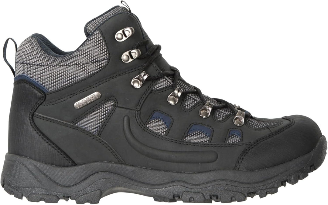 Mountain Warehouse Adventurer Mens Waterproof Boots - IsoDry Schuhe mit Synthetik-Obermaterial, Mesh