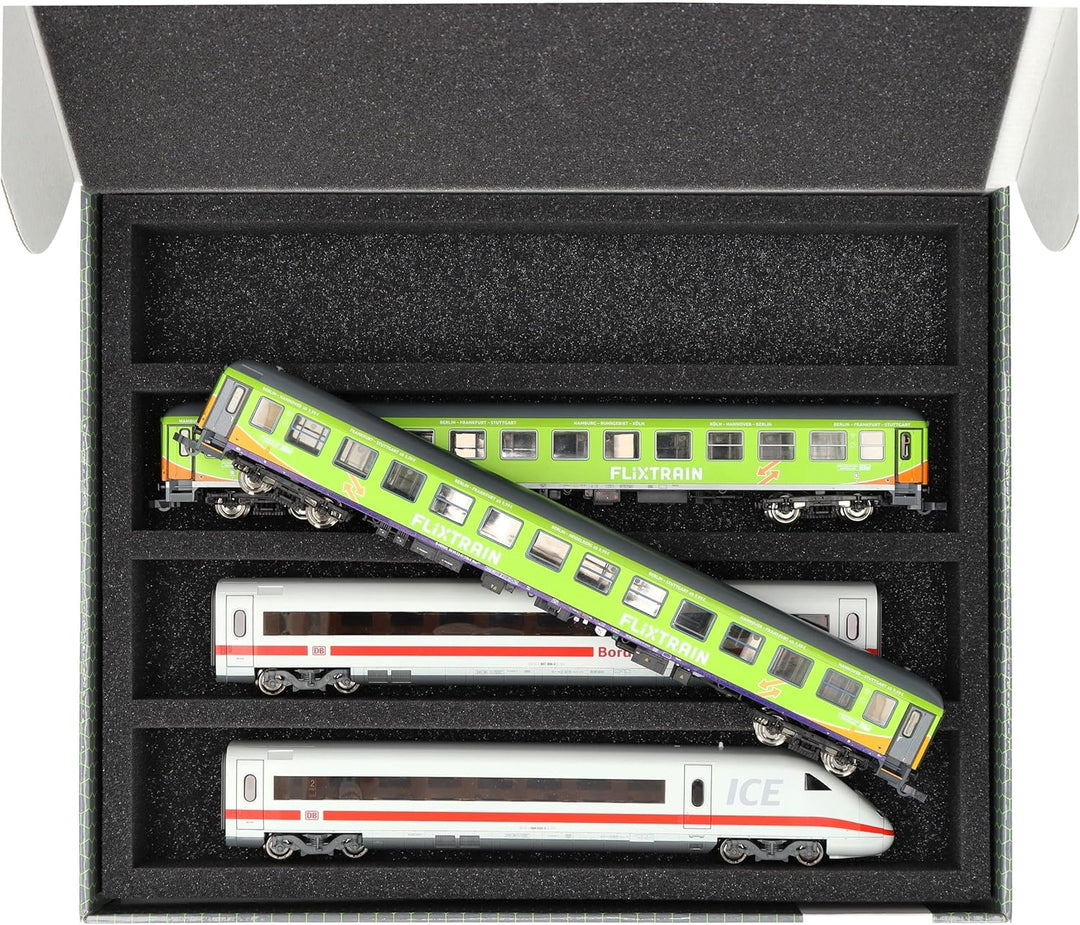 Feldherr 2 Stück Sparpack Lagerbox Spur H0-4 Stege liegend kompatibel mit Modelleisenbahnen, Loks un