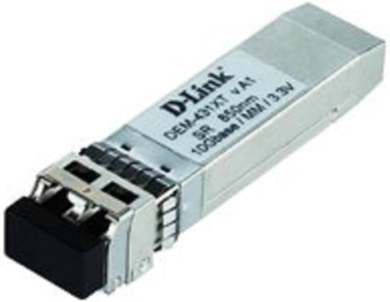 D-Link DEM‑431XT SFP+ Transceiver (unterstützt 10 Gbit/s Ethernet)
