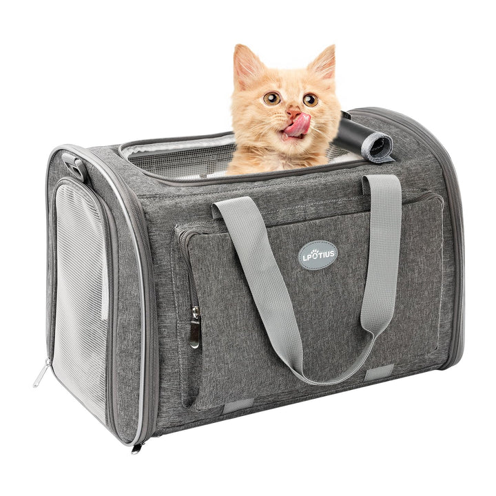 Transporttasche für Katzen, Tragetaschen für Hunde, atmungsaktiv und faltbar, Transportbox für Katze