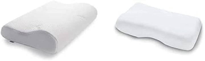 TEMPUR Original Schlafkissen, ergonomisches Nackenstützkissen für Seiten- und Rückenschläfer, Weiss,