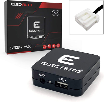 USB Interface MP3 FLAC - Auxiliary für Auto Mazda | Ladegerät | Klinkenbuchse | Unsichtbares Unterpu