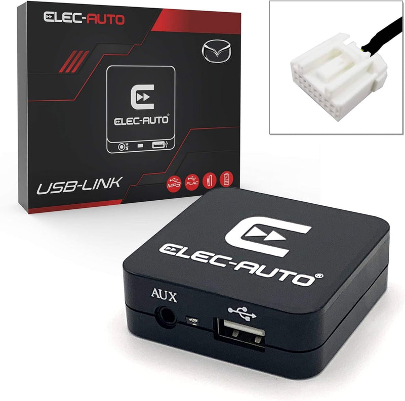 USB Interface MP3 FLAC - Auxiliary für Auto Mazda | Ladegerät | Klinkenbuchse | Unsichtbares Unterpu