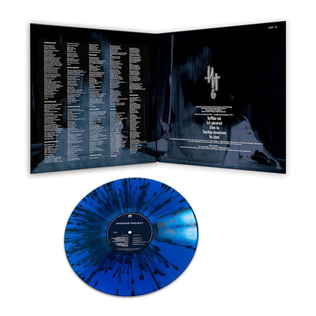 Shadow Project (Blue/Black Splatter), Vinyl