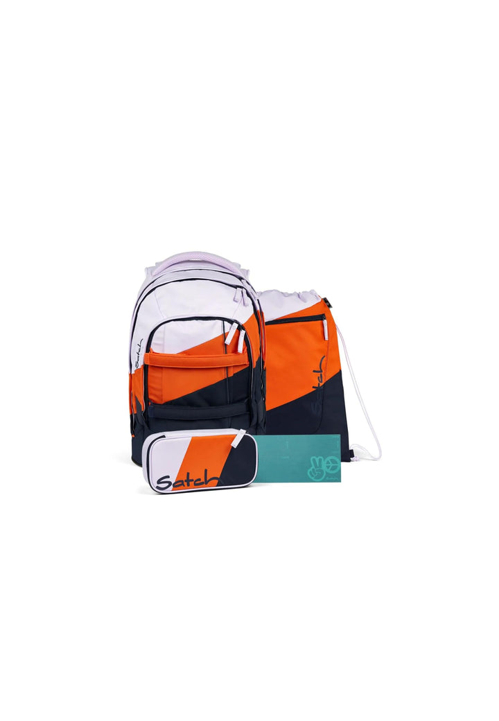 Satch Pack Bundle ab 5. Klasse ergonomisch 4-teilig 30L Stauraum standfest Organisationstalent Sun C