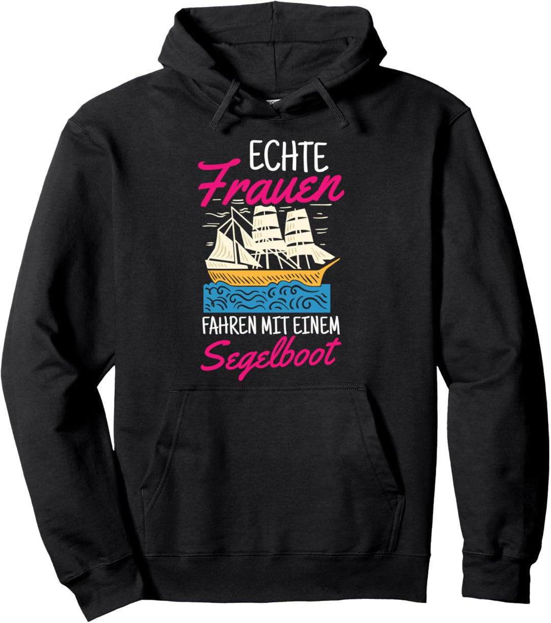 Segler und Seglerin Sprüche-Design I Segeln Motiv Pullover Hoodie