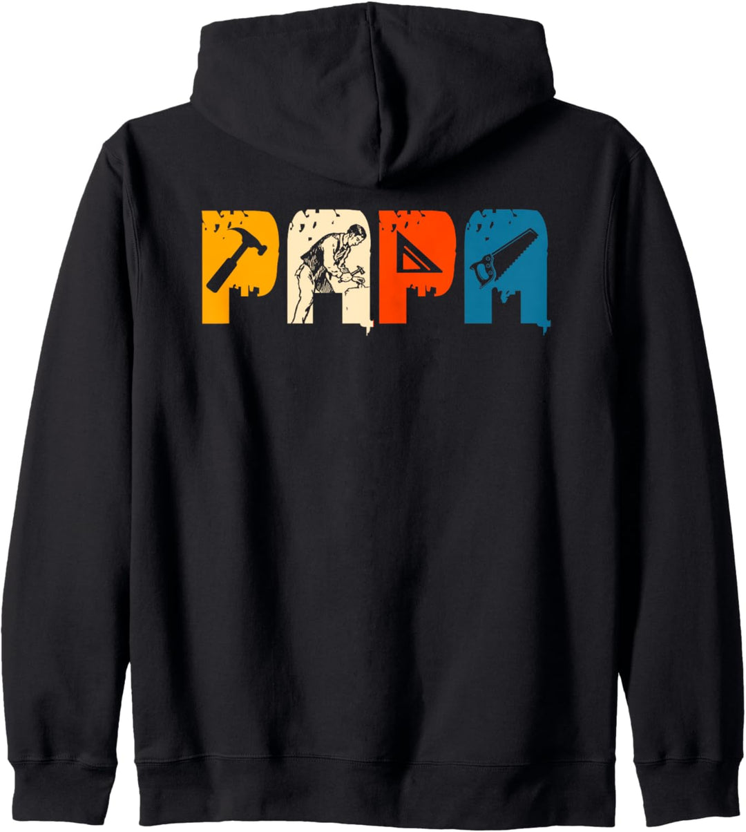 Zimmermann Geschenke Design auf der Rückseite der Kleidung Kapuzenjacke