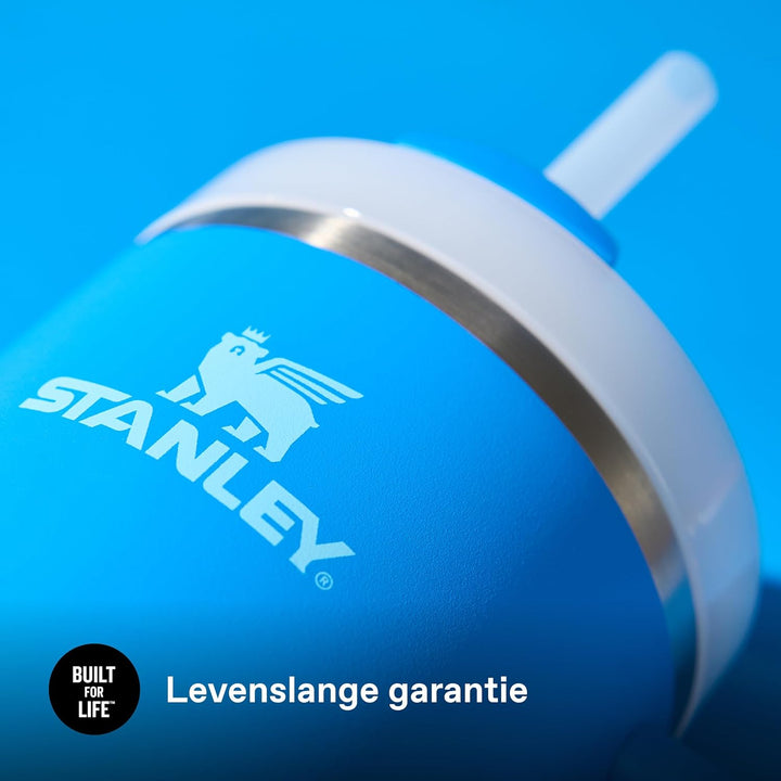 Stanley 1913 Quencher H2.0 Flowstate Trinkflasche Mit Strohhalm - Thermobecher Kühlt 11 Stunden - 48