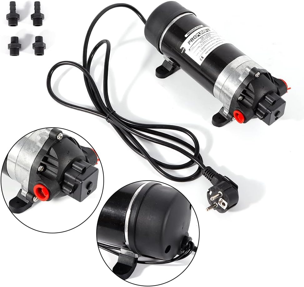Wassertransferpumpe, 120W 80-90 Psi Gartenpumpen aus Edelstahl tragbare Gartenpumpe Kreiselpumpe Was
