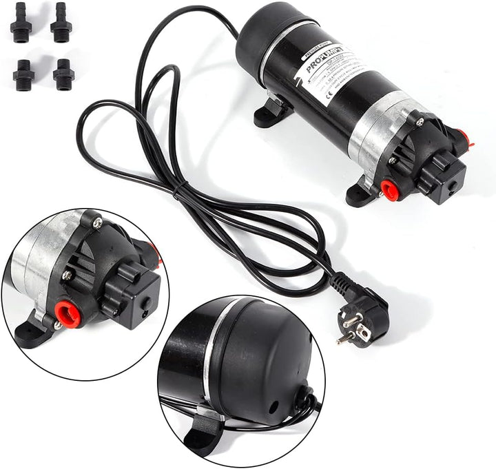 Wassertransferpumpe, 120W 80-90 Psi Gartenpumpen aus Edelstahl tragbare Gartenpumpe Kreiselpumpe Was