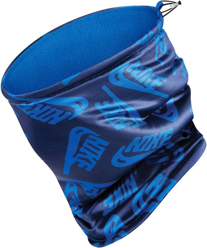 NIKE Unisex NECKWARMER 2.0 Reversible NSW/Signal Blue, weiss, Einheitsgrösse