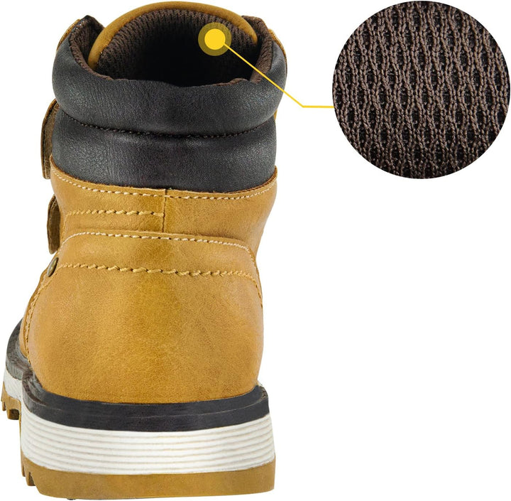 TZJS Unisex Kinder Klassische Stiefel Jungen Mädchen Baby Winterstiefel Mit Klettverschluss Wasserdi