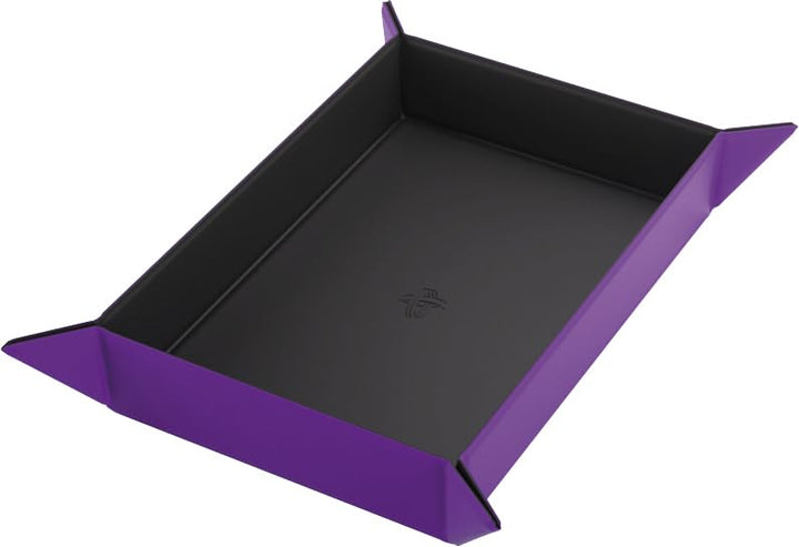 Gamegenic, Magnetic Dice Tray Rectangular Black/Purple Schwarz/Lila, Schwarz/Lila