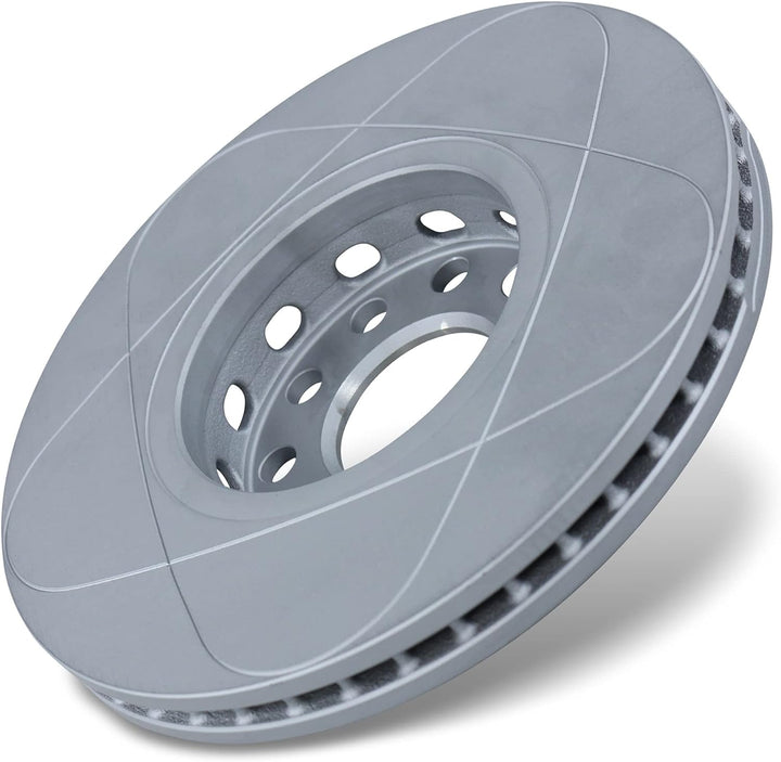 ATE Bremsenset Vorderachse inkl. Power Disc Bremsscheiben Vorne Ø 288 mm Belüftet und Bremsbeläge Vo