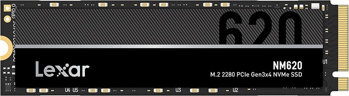 Lexar NM620 1TB SSD, M.2 2280 PCIe Gen3x4 NVMe 1.4 Interne SSD, Bis zu 3500MB/s Lesen, 3000MB/s Schr