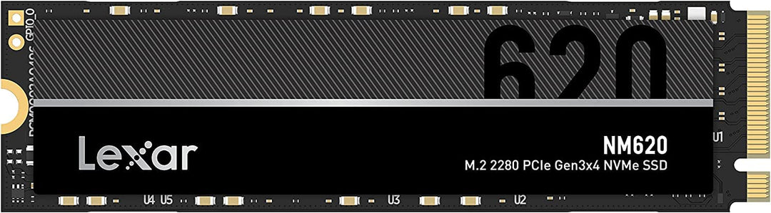 Lexar NM620 1TB SSD, M.2 2280 PCIe Gen3x4 NVMe 1.4 Interne SSD, Bis zu 3500MB/s Lesen, 3000MB/s Schr