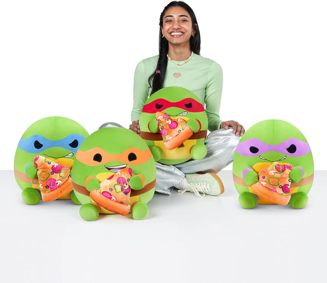 Snackles Teenage Mutant Ninja Turtles Edition von ZURU, 35 cm, Plüsch, flauschig-weiches, 35 cm gros