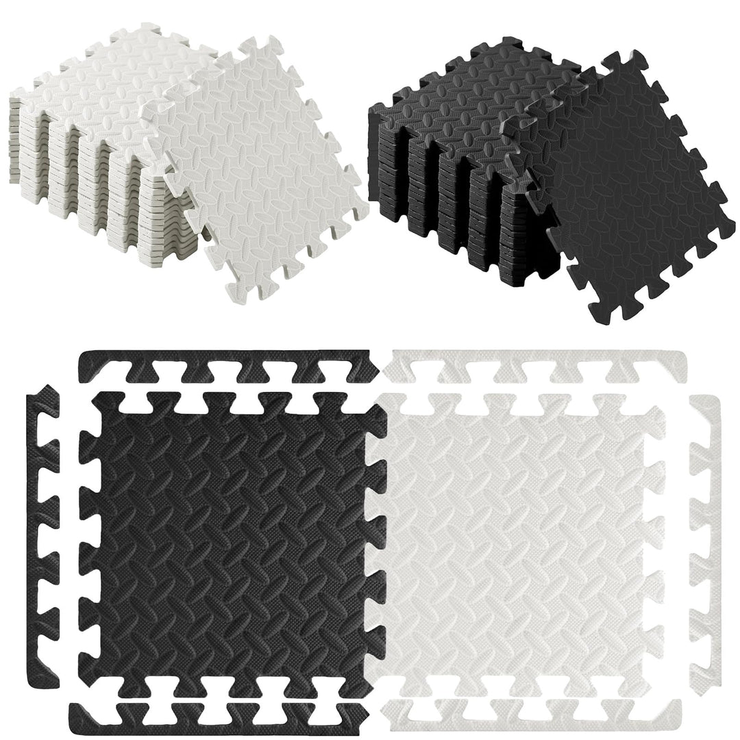 Bodenschutzmatte 1 cm Dicke Bodenmatte Profi-Set 30x30x1,0 cm Kompaktmatten EVA Sportmatte Rutschfes