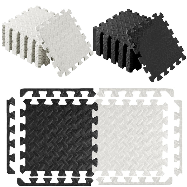 Bodenschutzmatte 1 cm Dicke Bodenmatte Profi-Set 30x30x1,0 cm Kompaktmatten EVA Sportmatte Rutschfes
